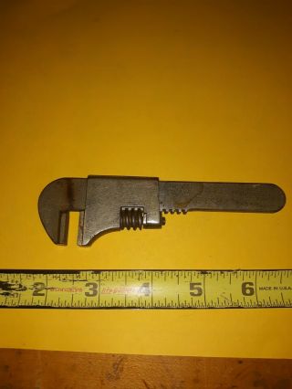 Sterling 1 Antique Adjustable Bicycle Wrench Mossberg Co 1900 Patent Date Tool