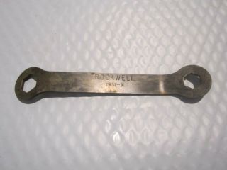 Rockwell 1931 - X Porter Cable Circular Saw Wrench For 1/2 " And 5/8 " Nuts - 7 " L