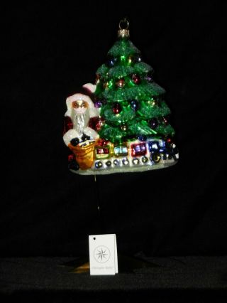 Christopher Radko Christmas Ornament “last Stop” 97 - 262 - 0