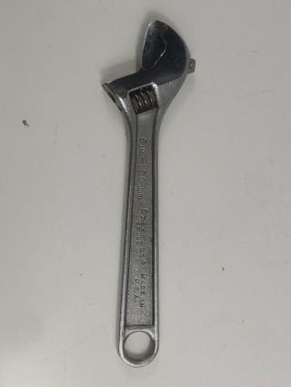 Crestoloy Vintage 6 " - 150 Mm Crescent Brand Adjustable Wrench Made In Usa