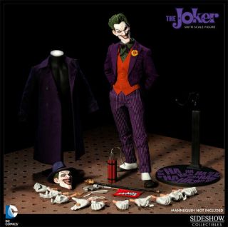 Sideshow Dc Comics The Joker Exclusive 1/6th Scale Figure