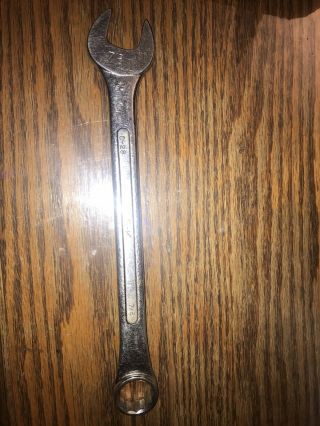 7/8 " S - K Wayne Usa C - 28 Forged Alloy Combination Wrench,  11 " Long