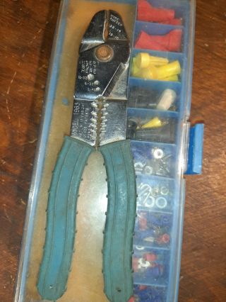 Vintage Vaco Wire Stripper/crimper/cutter/bolt Cutter Model No.  1963 In Case