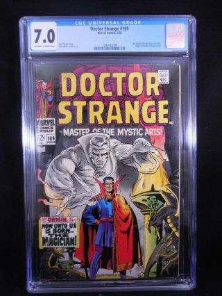 Doctor Strange 169 Cgc Graded 7.  0 Off White To White Pages Origin