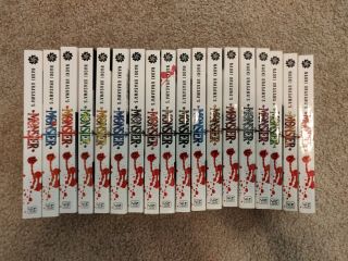 Naoki Urasawa’s Monster Vol.  1 - 18 English Manga Complete Set Viz