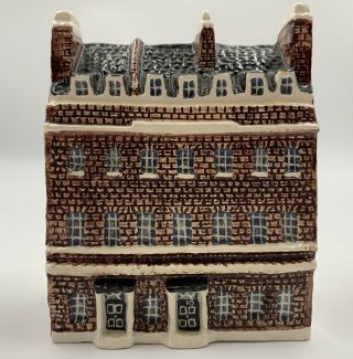 No.  10 Downing St.  - John Putnam Heritage Houses English Hand Painted Porcelain