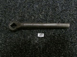 Vintage 3/8 " Square Lathe Tool Post Wrench For Atlas Craftsman Early Round Handl
