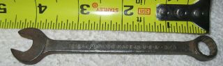 Vtintage Plumb Plomb Plvmb Usa 1212 Open End/box Wrench Combination 3/8 " Tool