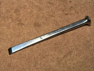 Vintage Made In Germany Stainless Steel 7/16 " Wood Chisel 12 Carpentry Tool