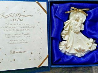 Roman,  Inc.  The Millenium Ornament Limited Edition 1998 Joyful Promise W/box
