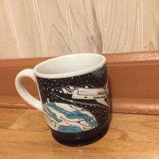 Vintage Kennedy Space Center Florida Nasa Shuttle Souvenir Coffee Mug