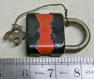 Vintage G&j Products Lock With Key