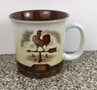 Cracker Barrel Old Country Store Ceramic Coffee Mug Cup Weathervane Rooster