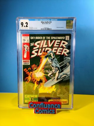 Silver Surfer 12 Cgc 9.  2 Ow To W - Huge Cgc
