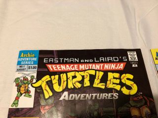 Teenage Mutant Ninja Turtles Adventures 1 2 Archie Comics 1988 Newsstand 4