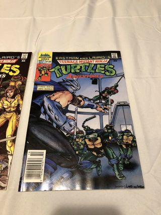 Teenage Mutant Ninja Turtles Adventures 1 2 Archie Comics 1988 Newsstand 6