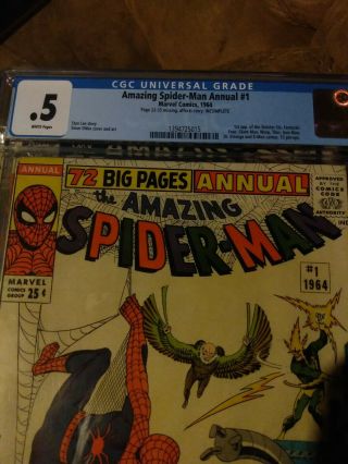 72 Big Page Annual The Spider Man 1 1964 2