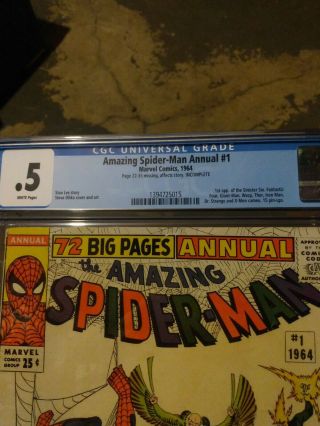 72 Big Page Annual The Spider Man 1 1964 5