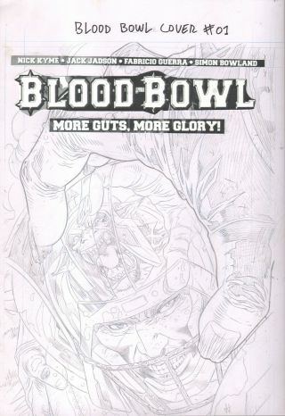 Blood Bowl More Guts More Glory 3 Cover Art - Jack Jadson