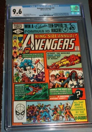 Marvel Avengers Annual 10 1st Rogue & Madelyn Pryor Cgc 9.  6