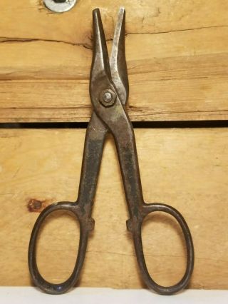 7 " Snips Wiss V - 13 Vintage Made In Usa Shears Cutters - Swanky Barn