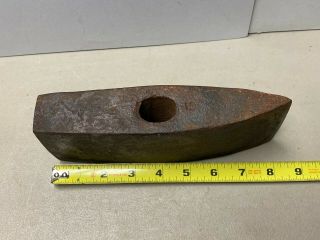 Large Vintage Stone Rock Sledge Mason Hammer Head 10 Lb.  Blacksmith Old Tool