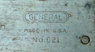 Vintage General Vernier Caliper No 621 Made in USA 3