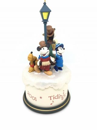 Hallmark Disney Christmas Musical Ornament Mickey Minnie Pluto Goofy