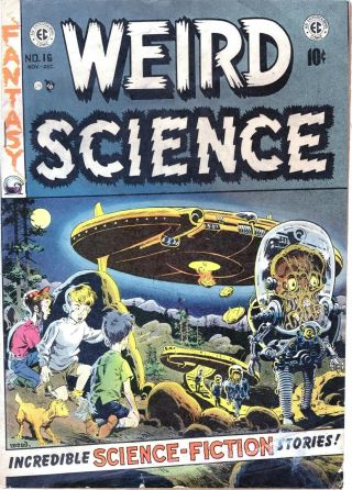 Weird Science 16 Pre - Code Golden Age 1952 Ec -