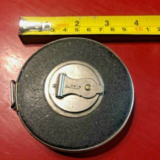 Vintage Lufkin 50 Ft Metal Measuring Tape