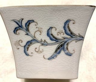 Small Vase/planter Candy/nut Dish Andrea By Sadek Made In Japan Blue And White
