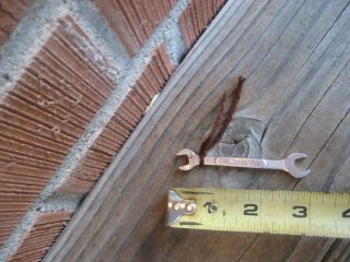 1960s Vintage Snap On 1/4 " & 9/32 " Ignition Open End Wrench J1618 Usa