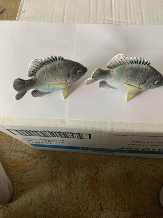 Vintage Vcagco Py Salt And Pepper Ceramic Fish Shakers.  From The 50’s.