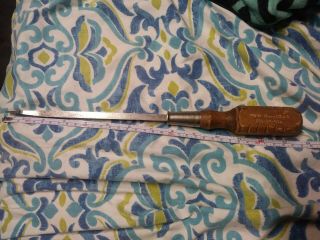 Vintage Irwin 800 - 8 " - 5/16 Flathead Screwdriver,  Made In Us Of A.  Rare 13” ⅜