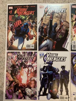 Young Avengers 1 - 12 Complete Marvel Comics 2005 1st Kate Bishop Nm,  Stature