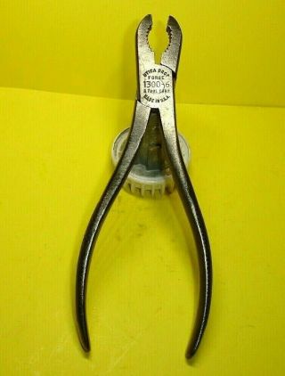 Vintage Utica 1300 - 6 Gas Pliers Drop Forge And Tool Corp Usa Good Pivot Joint