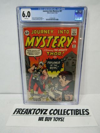 Journey Into Mystery 87 Cgc Universal Grade 6.  0 1962 Marvel Comics Thor