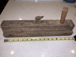 Antique Wooden Molding Plane With Handmade Parts