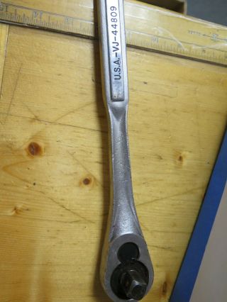 Craftsman 1/2 " Drive Quick Release Ratchet Vj 44809 Made In The Usa