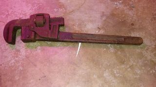 Vintage Trimont Trimo 14 Inch Alloy Pipe Wrench Pat 