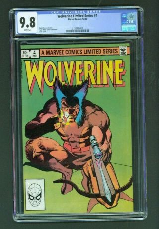 Wolverine 4 Limited Series Cgc 9.  8 Frank Miller Classic Cover