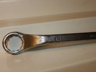 Vintage Billings Life - time Offset 12 Pt Box End Wrench 3/4 x 5/8 