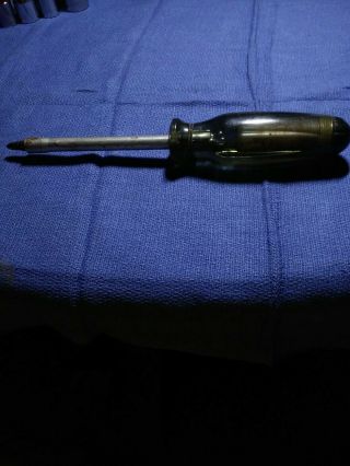 Vintage Stanley Multi Bit Magnetic Screwdriver 66 - 801 Made In The Usa