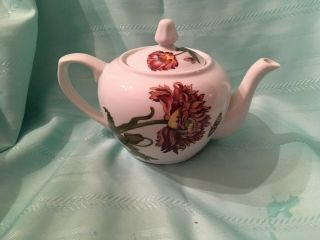 Bia Cordon Bleu International Teapot With Flowers And Butterflies Made In China