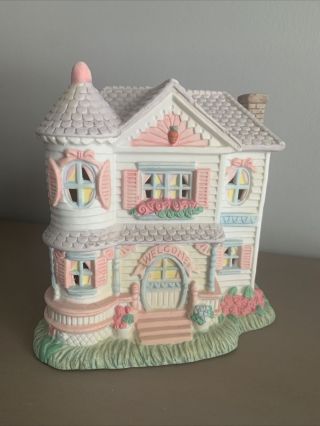 Midwest Cannon Falls Cottontail Lane Lighted Victorian Easter House No Light Inc