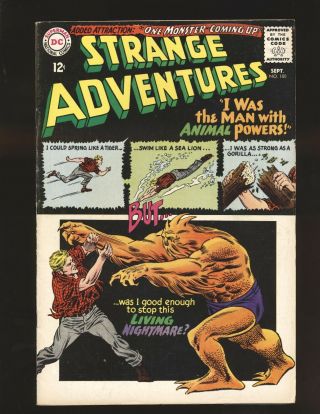 Strange Adventures 180 - 1st Animal Man Fine Cond.