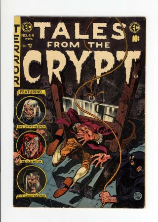 Tales From The Crypt 44 - Ec Horror Issue - Very Scarce - 1954