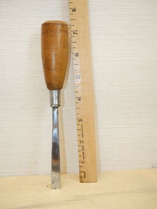 Vintage Wood Tools 7/16 " No.  3 Sweep Straight Wood Carving Gouge Carving Chisel
