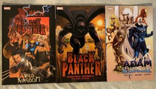 Adam Legend Of The Blue Marvel Tpb 1st Print Nm; Black Panther & Bp Wild Kingdom
