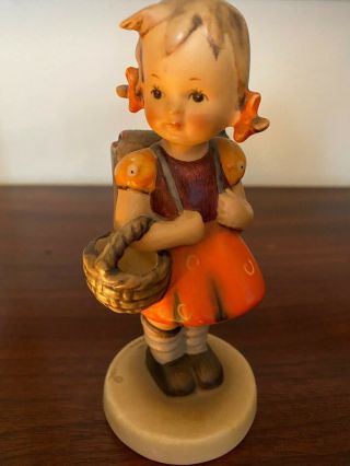 Vintage Hummel School Girl Figurine 81/0,  Tmk5,  Hummel 81,  Goebel - 5 " Tall